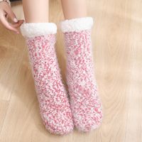 Women's Sweet Solid Color Polyester Crew Socks A Pair sku image 2