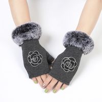 Women's Elegant Streetwear Heart Shape Flower Bow Knot Gloves 1 Piece sku image 18