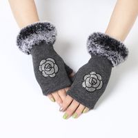 Mujeres Elegante Ropa De Calle Forma De Corazón Flor Nudo De Lazo Guantes 1 Pieza sku image 14