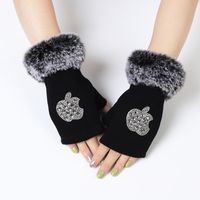 Women's Elegant Streetwear Heart Shape Flower Bow Knot Gloves 1 Piece sku image 37