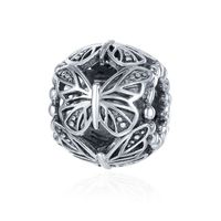 Casual Shiny Round Sterling Silver Inlay Zircon Jewelry Accessories sku image 1