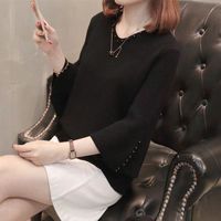 Women's Knitwear Long Sleeve Sweaters & Cardigans Casual Solid Color main image 6
