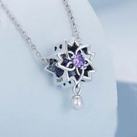 Casual Shiny Colorful Sterling Silver Inlay Zircon Jewelry Accessories main image 2