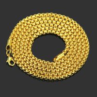 Simple Style Solid Color Alloy Men's Necklace sku image 2