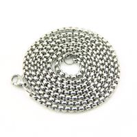 Simple Style Solid Color Alloy Men's Necklace sku image 1