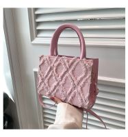 Women's Small Pu Leather Solid Color Basic Square Zipper Shoulder Bag Handbag Crossbody Bag sku image 3