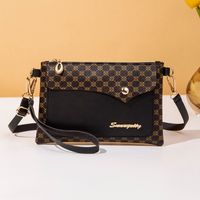 Women's Small Pu Leather Geometric Basic Square Zipper Shoulder Bag Crossbody Bag Square Bag main image 5