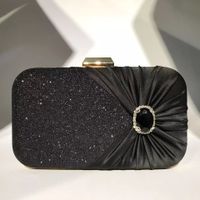 Women's All Seasons Polyester Solid Color Elegant Square Lock Clasp Evening Bag sku image 2