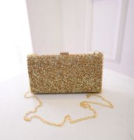Silk Solid Color Square Evening Bags sku image 2