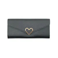 Women's Heart Shape Pu Leather Buckle Wallets sku image 3