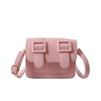 Women's Pu Leather Solid Color Basic Square Magnetic Buckle Crossbody Bag main image 3