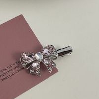 Casual Simple Style Star Bow Knot Rectangle Metal Inlay Rhinestones Hair Clip sku image 53