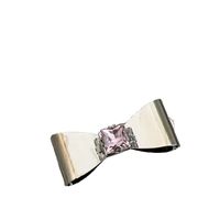 Casual Simple Style Star Bow Knot Rectangle Metal Inlay Rhinestones Hair Clip main image 3