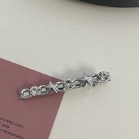 Casual Simple Style Star Bow Knot Rectangle Metal Inlay Rhinestones Hair Clip sku image 16