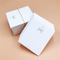 Simple Style Solid Color Paper Jewelry Packaging Bags main image 3