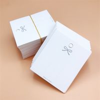 Style Simple Couleur Unie Papier Sacs D'emballage Bijoux main image 3