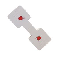 Simple Style Heart Shape Paper Jewelry Rack main image 2