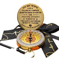 Dad To Son Enjoy The Ride Compass Multifunctional Compass Outdoor Mountaineering Gift main image 4