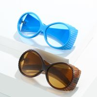 Hip-hop Exaggerated Geometric Pc Round Frame Full Frame Glasses main image 2