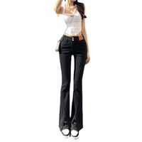 Women's Street Casual Solid Color Full Length Washed Jeans main image 5