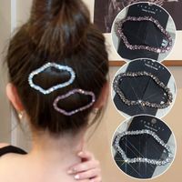 Elegant Geometric Rhinestone Hair Clip main image 6