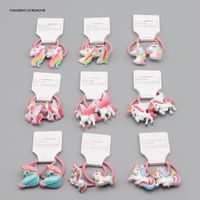 Cute Unicorn Resin Rubber Rubber Band main image 2