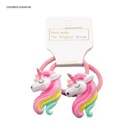 Cute Unicorn Resin Rubber Rubber Band main image 3