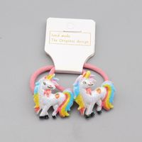 Cute Unicorn Resin Rubber Rubber Band sku image 5