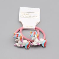 Cute Unicorn Resin Rubber Rubber Band sku image 17