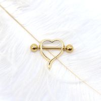 Casual Heart Shape Copper Rose Gold Plated White Gold Plated Gold Plated Nipple Ring In Bulk main image 5