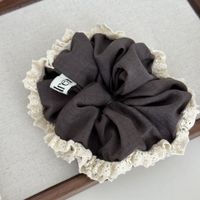 Simple Style Color Block Cloth Pleated Hair Band Hair Tie sku image 7