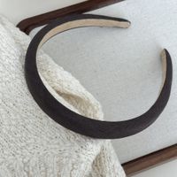 Simple Style Color Block Cloth Pleated Hair Band Hair Tie sku image 4