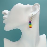 Wholesale Jewelry Princess Cute Rainbow Cake Plastic Resin Ear Hook main image 3