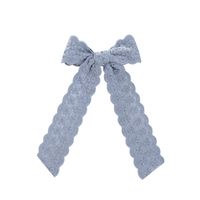 Cute Sweet Flower Bow Knot Cloth Lace Hair Clip sku image 7