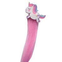 Cute Cartoon Character Unicorn Plastic Resin Hair Clip main image 6
