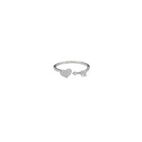 Simple Style Bow Knot Copper Inlay Zircon Rings sku image 3