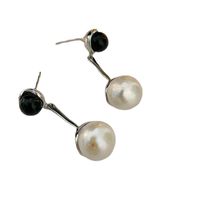 Wholesale Jewelry Simple Style Water Droplets Artificial Pearl Pearl Inlay Earrings main image 3