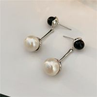 Wholesale Jewelry Simple Style Water Droplets Artificial Pearl Pearl Inlay Earrings main image 1