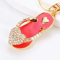 Streetwear Korean Style Heart Shape Shoe Metal Women's Bag Pendant Keychain main image 4