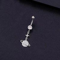 Retro Bow Knot Stainless Steel Women's Belly Ring main image 3
