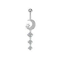 Retro Bow Knot Stainless Steel Women's Belly Ring sku image 4