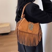 Women's All Seasons Pu Leather Solid Color Streetwear Sewing Thread Square Zipper Underarm Bag main image 2