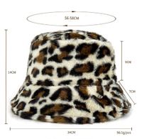 Mujeres Casual Leopardo Aleros Anchos Sombrero De Copa main image 2