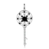 Casual Elegant Dreamcatcher Sterling Silver Zircon Pendant Necklace In Bulk sku image 6