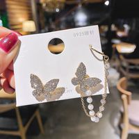 Wholesale Jewelry Simple Style Solid Color Alloy Rhinestones Inlay Drop Earrings sku image 15