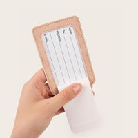 Casual Streetwear Solid Color Pu Leather Passport Holders main image 4