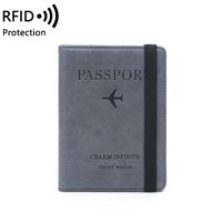 Unisex Basic Solid Color Pu Leather Rfid Passport Holders sku image 6