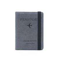 Unisex Basic Solid Color Pu Leather Rfid Passport Holders main image 3
