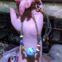 Ethnic Style Round Turquoise Wholesale Bracelets Necklace main image 1