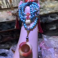 Ethnic Style Round Turquoise Wholesale Bracelets Necklace main image 2